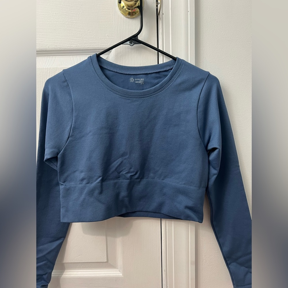 Aerie offline cropped athletic top